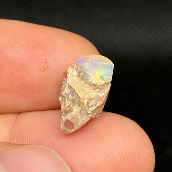 Polished Rolling Colored Lighthouse Ethiopian Jelly Opal Collectible Specimen - Picture 4 of 10